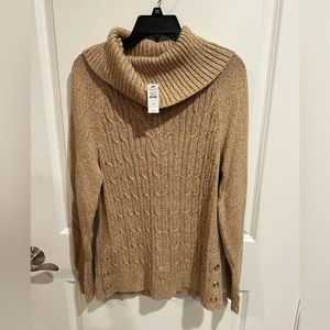NWT Talbots cowl-neck sweater